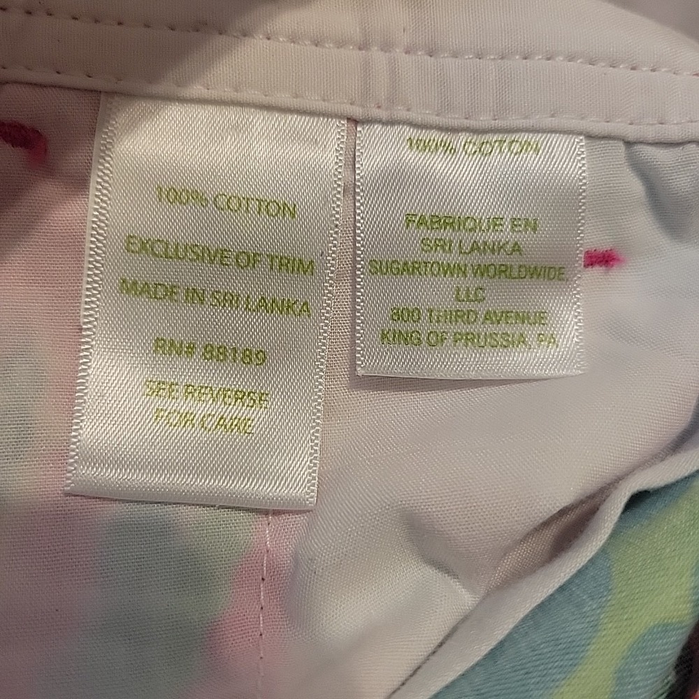 Lilly Pulitzer Shorts Womens 0 Multicolor The Callahan Shorts 5" Inseam 19277 - Picture 9 of 12